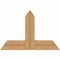 Ekena Millwork Portland Timber Gable Bracket, Western Red Cedar, 36"W x 24"H x 5 1/2"D x 5 1/2"F, 16/12 Pitch GBW036X24X0606POR00SWR - alternate 1